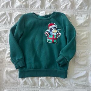 Bluey Christmas Sweater Size 5T
